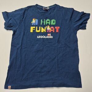 LEGOLAND Graphic Shirt Navy Blue Youth XL I Had Fun At Legoland Minifigure Tee